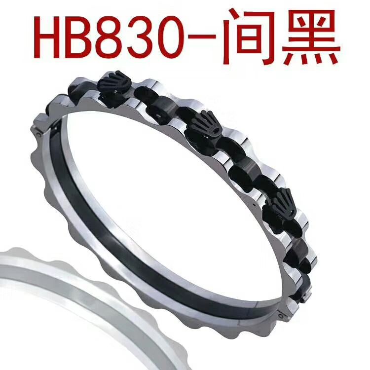 Two Tone Black Steel Bracelet - AAA Quality Two Tone Black Steel Bracelet - AAA Quality